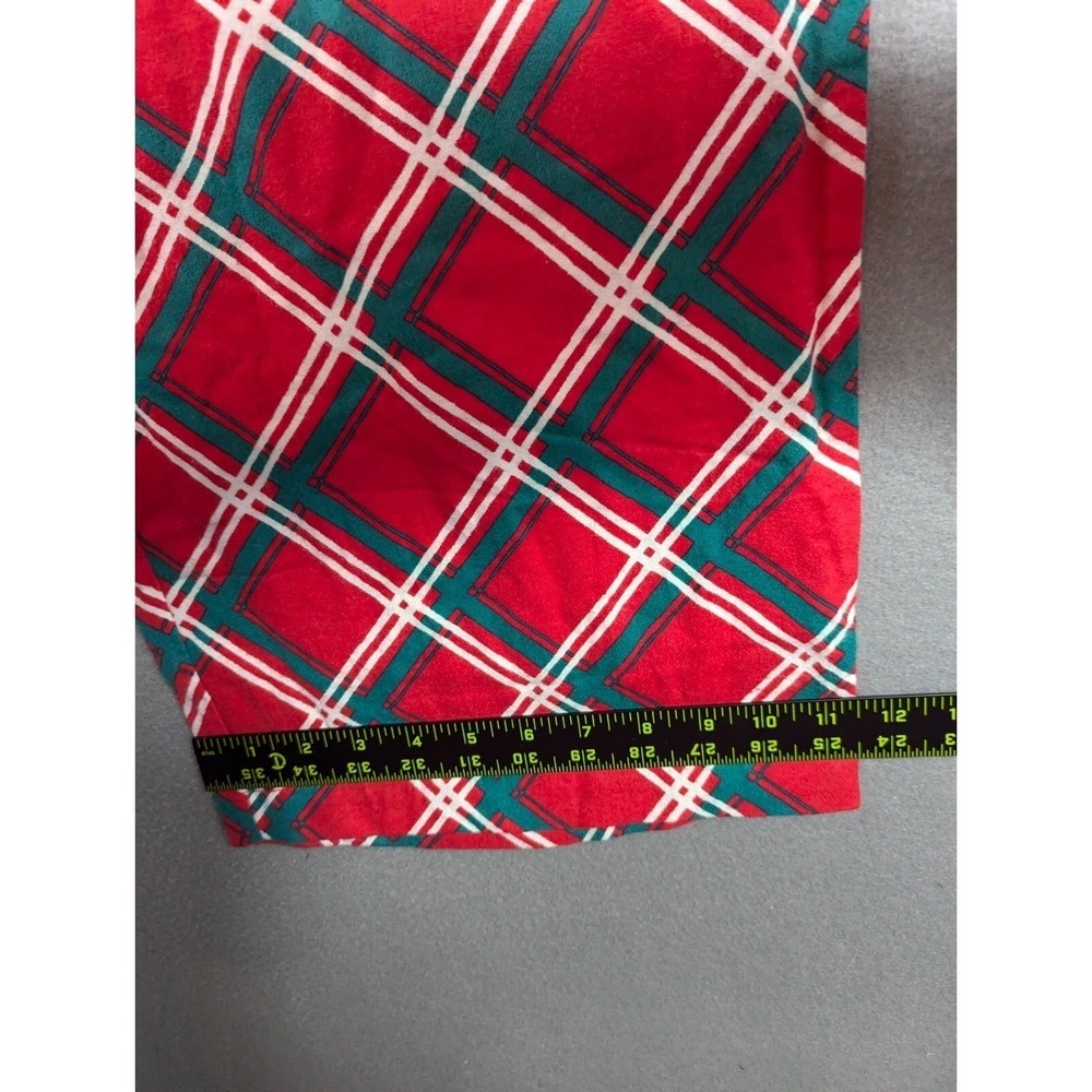 Sleep Chic Pajama Pants Women's Sz 3X Bias Red Plaid Lounge Christmas PJ Bottom - Picture 10 of 13